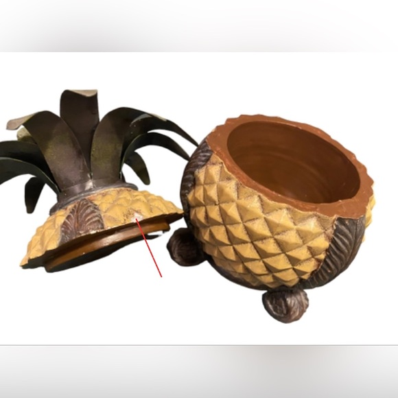 Vintage Pineapple Trinket Box - Picture 7 of 8